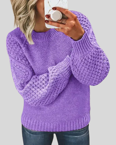 ZUZANA | Klasický vlněný svetr