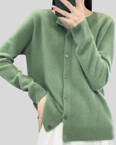 ZUZANA | Reine Merinoull Dámský O-Uringad Pletený Svetr