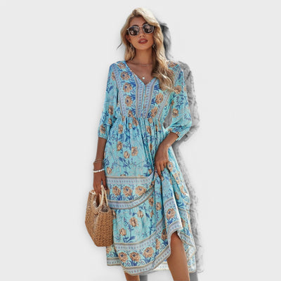 ZUZANA | Elegantní šaty s květinovým vzorem