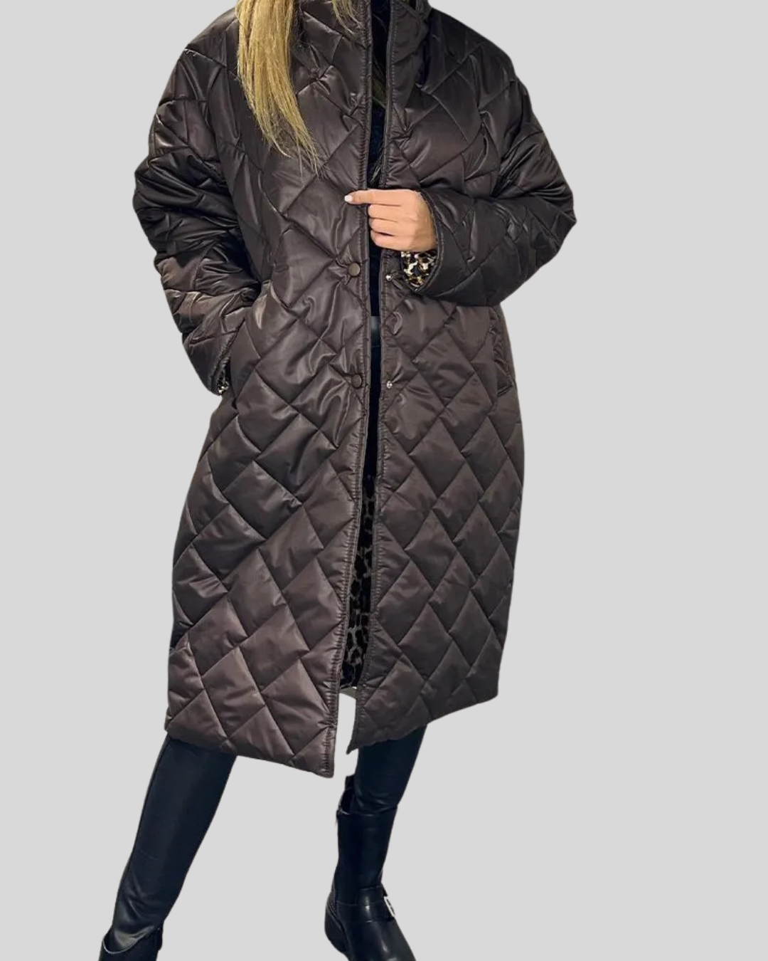 ZUZANA | Kensington Luxe Oboustranný prošívaný kabát