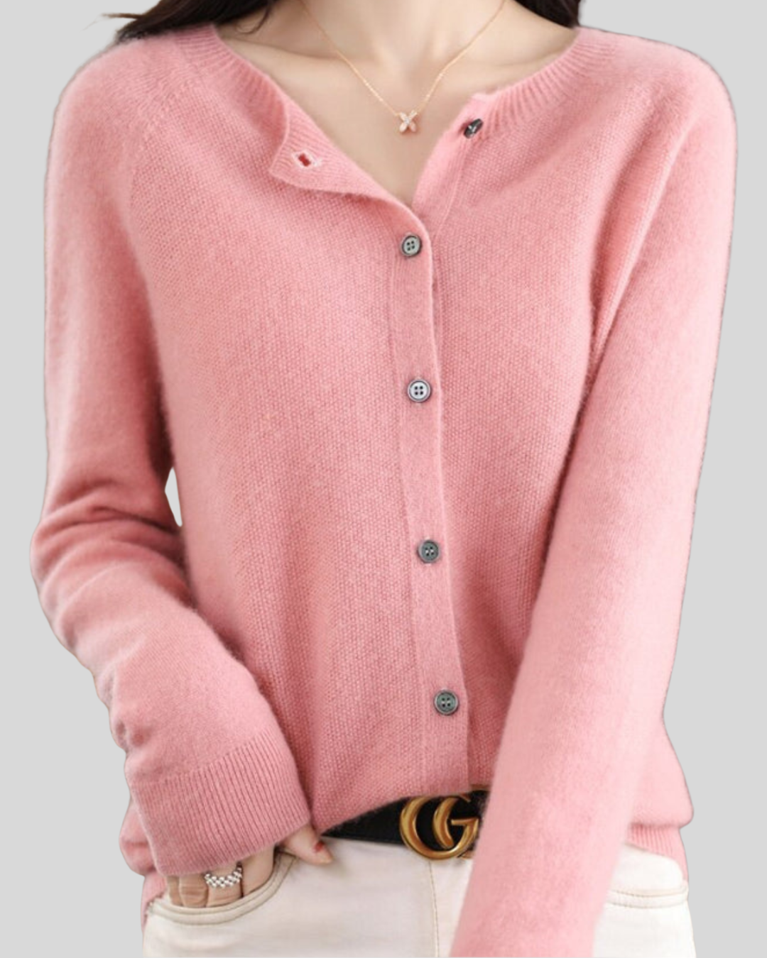 ZUZANA | Reine Merinoull Dámský O-Uringad Pletený Svetr