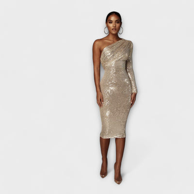 ZUZANA | Večerní šaty s kříženým topem