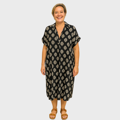 ZUZANA | Elegantní lehké košilové šaty