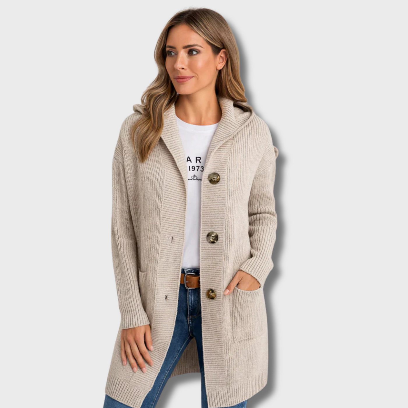 ZUZANA | Elegantní dlouhý pletený kardigan