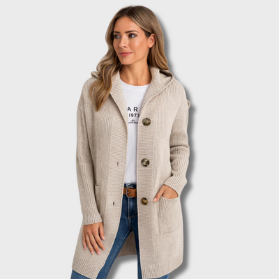 ZUZANA | Elegantní dlouhý pletený kardigan