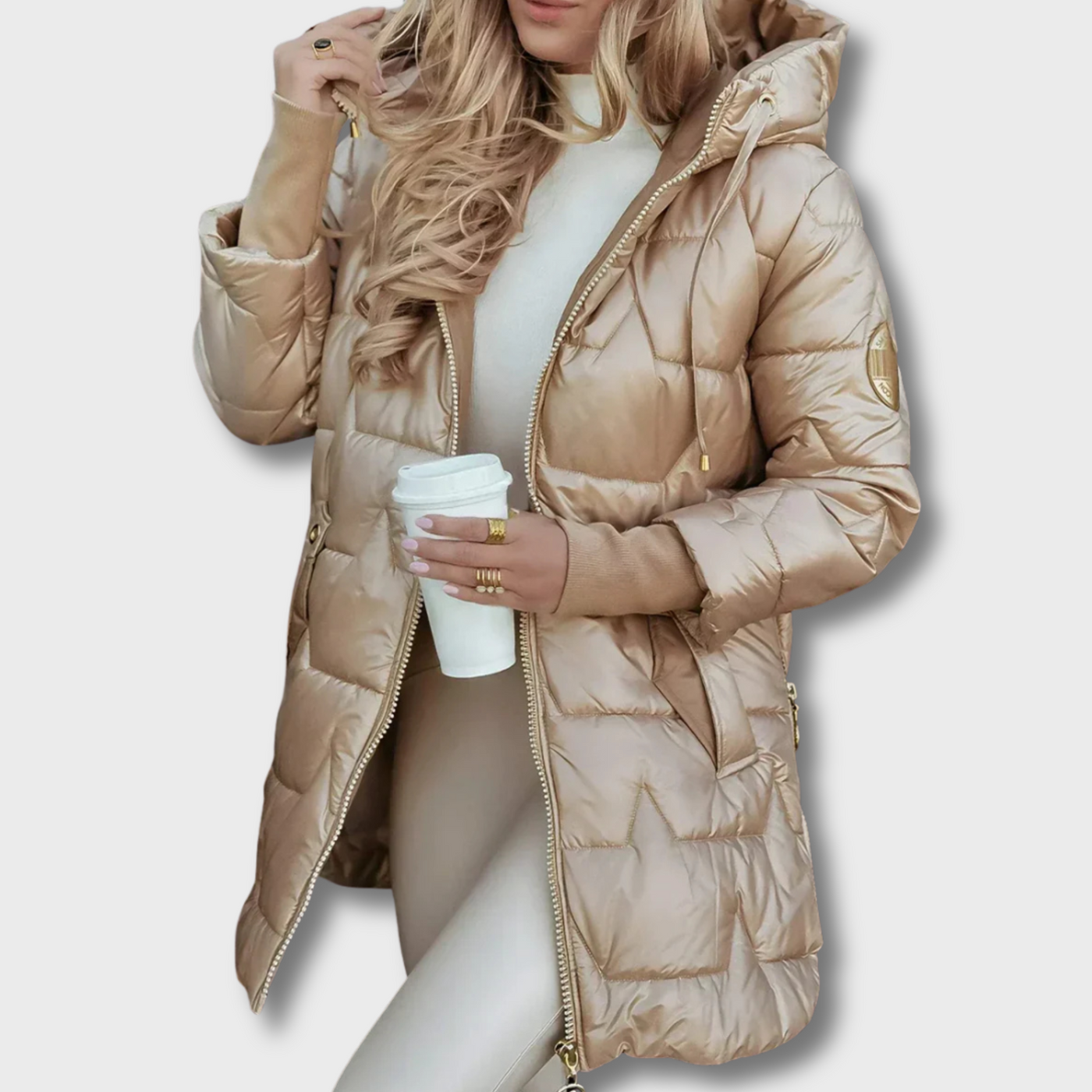 ZUZANA | Elegantní zimní kabát s kapucí