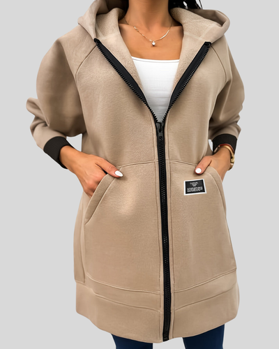 ZUZANA | Elegantní dlouhý hoodie
