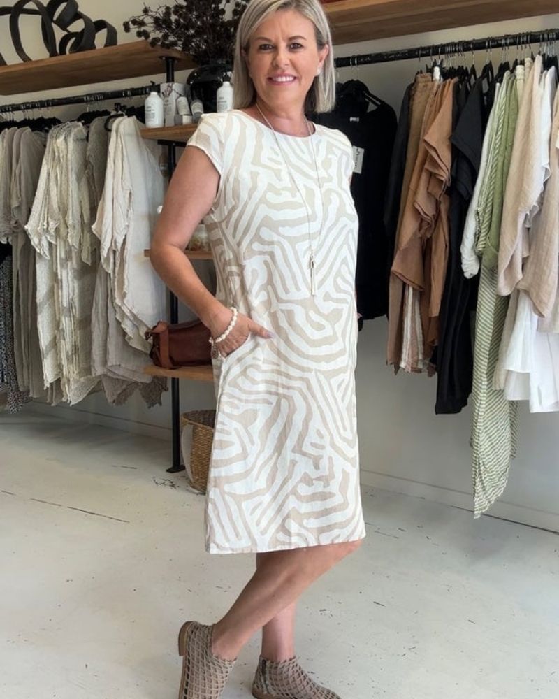 ZUZANA | Pohodlné letní šaty s ležérním střihem