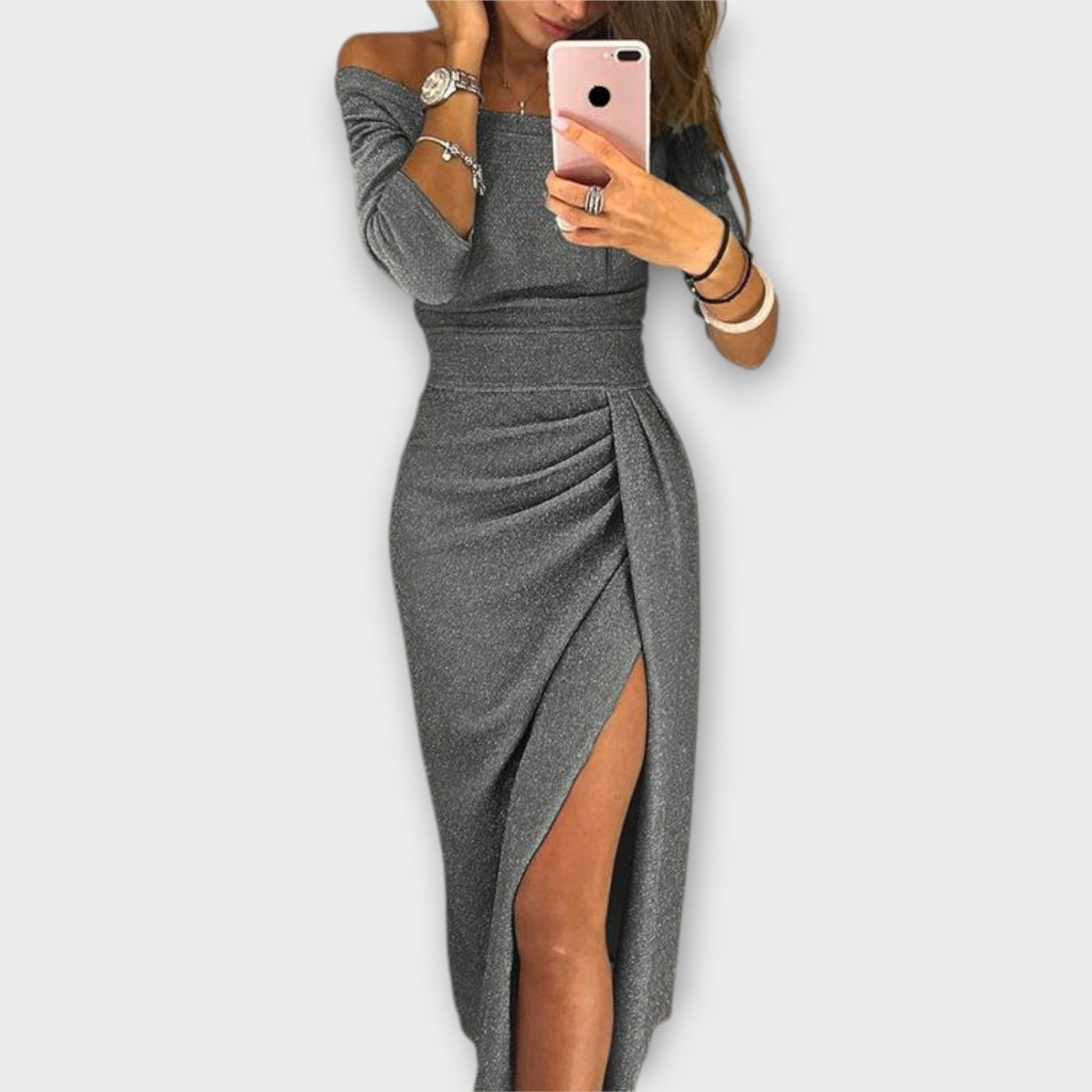 AUVIENNE | Elegantní Šaty s Odkrytými Rameny