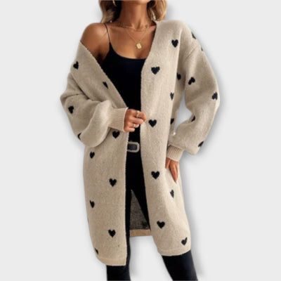 ZUZANA | Cardigan s Vzorcem Srdce