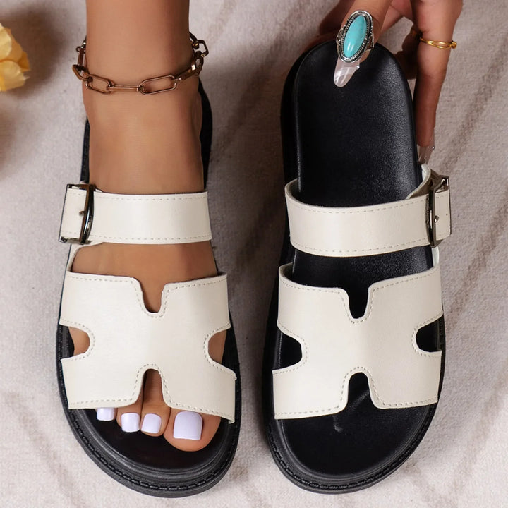 ZUZANA | Ortopedické nazouvací sandály s hrubou podrážkou