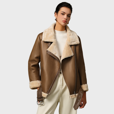 ZUZANA | Měkká fleecová bunda s páskem na zip