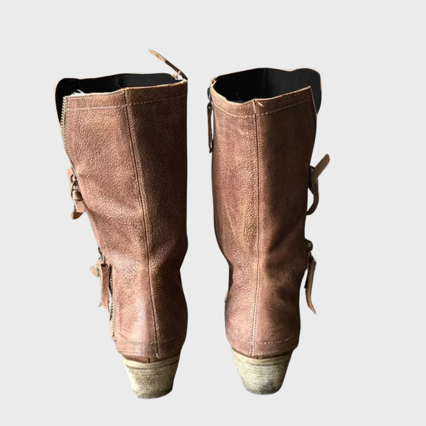 ZUZANA | Dámské zimní kovbojské boty s teplou podšívkou a podpatkem