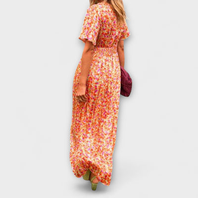 ZUZANA | Elegantní Maxi Šaty s Hlubokým V Výstřihem