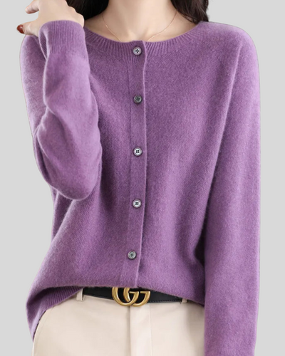 ZUZANA | Reine Merinoull Dámský O-Uringad Pletený Svetr