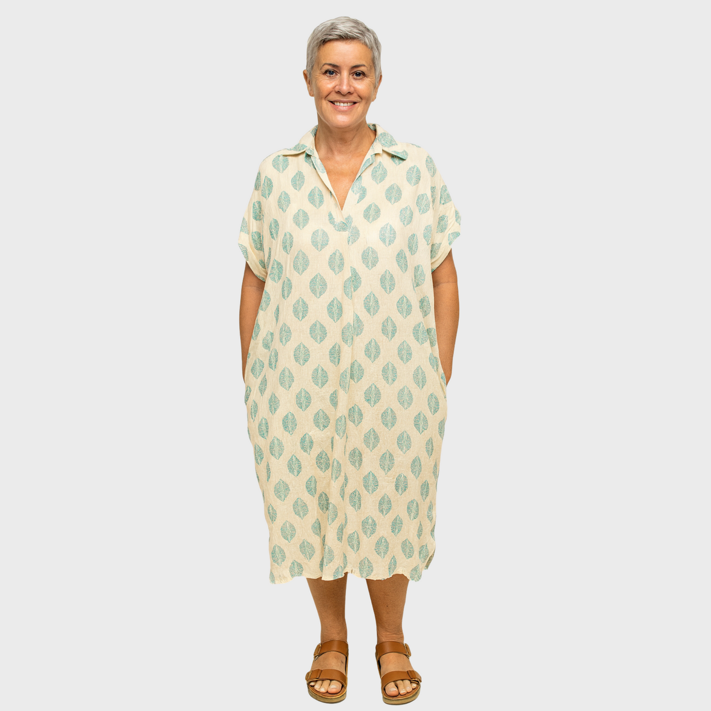 ZUZANA | Elegantní lehké košilové šaty