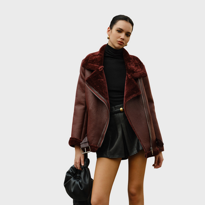 ZUZANA | Měkká fleecová bunda s páskem na zip