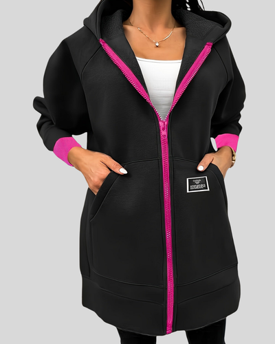 ZUZANA | Elegantní dlouhý hoodie