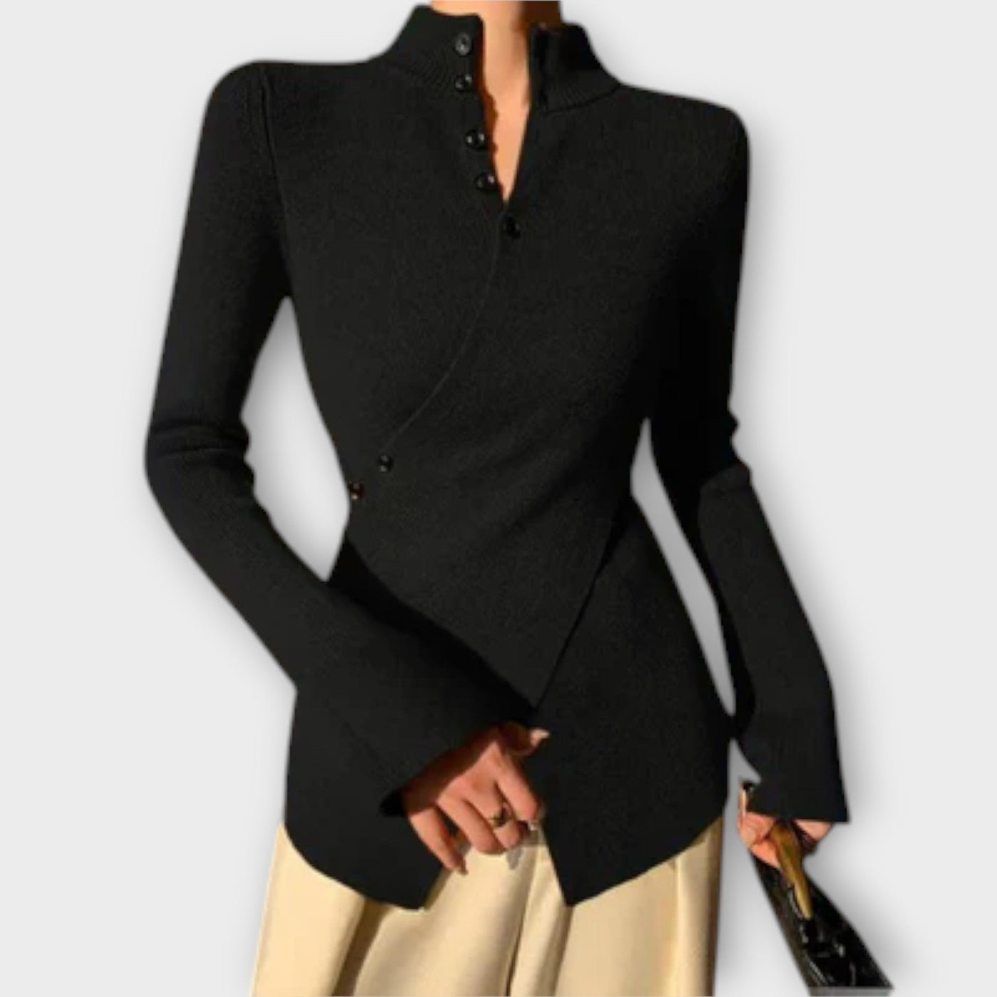 ZUZANA | Elegantní pletený svetr z bavlny