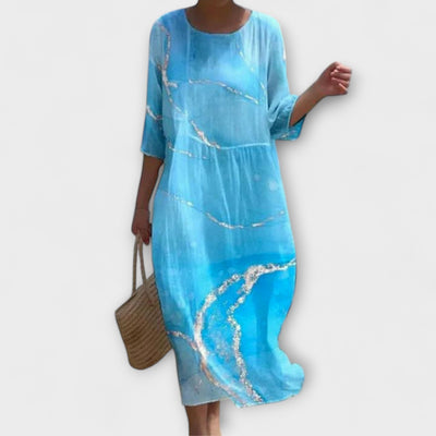 ZUZANA | Dámské lehké bavlněné šaty s květinovým vzorem