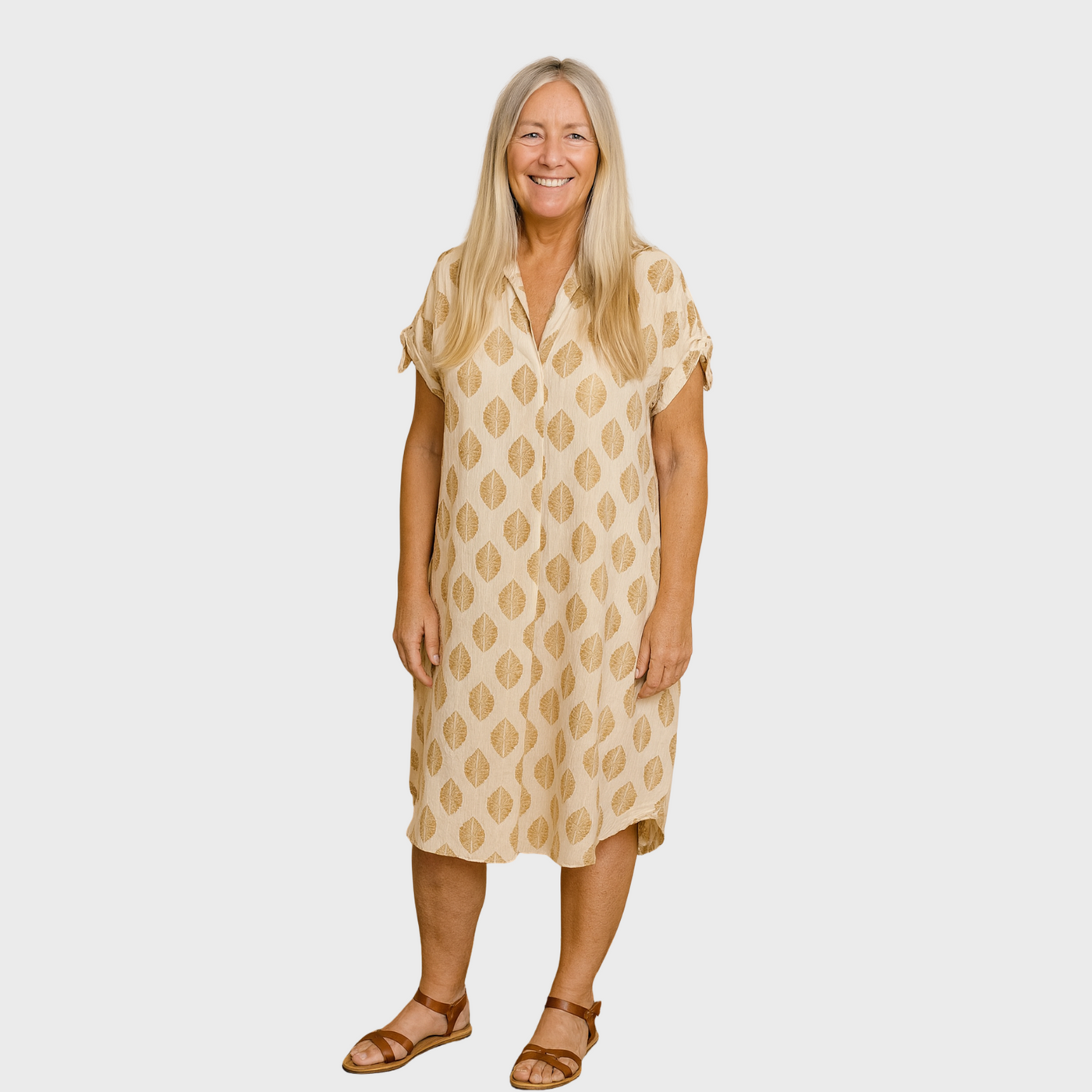 ZUZANA | Elegantní lehké košilové šaty