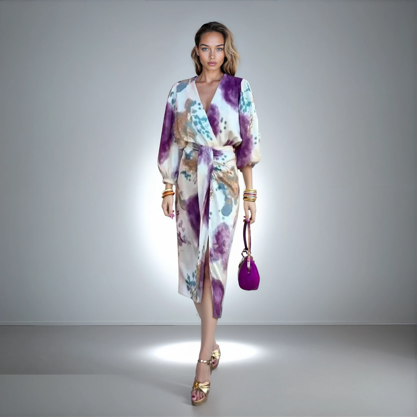 Amara | Elegant V-Neck Dress