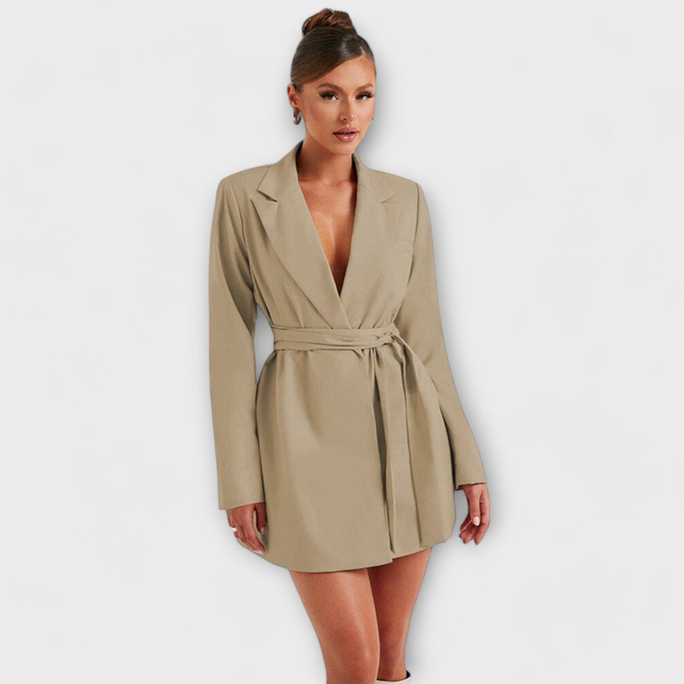 ZUZANA | V-Neck Blazer Coat