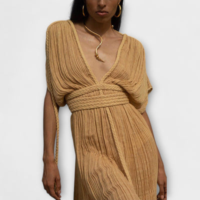 ZUZANA | Maxi šaty v řeckém stylu s kimono rukávy