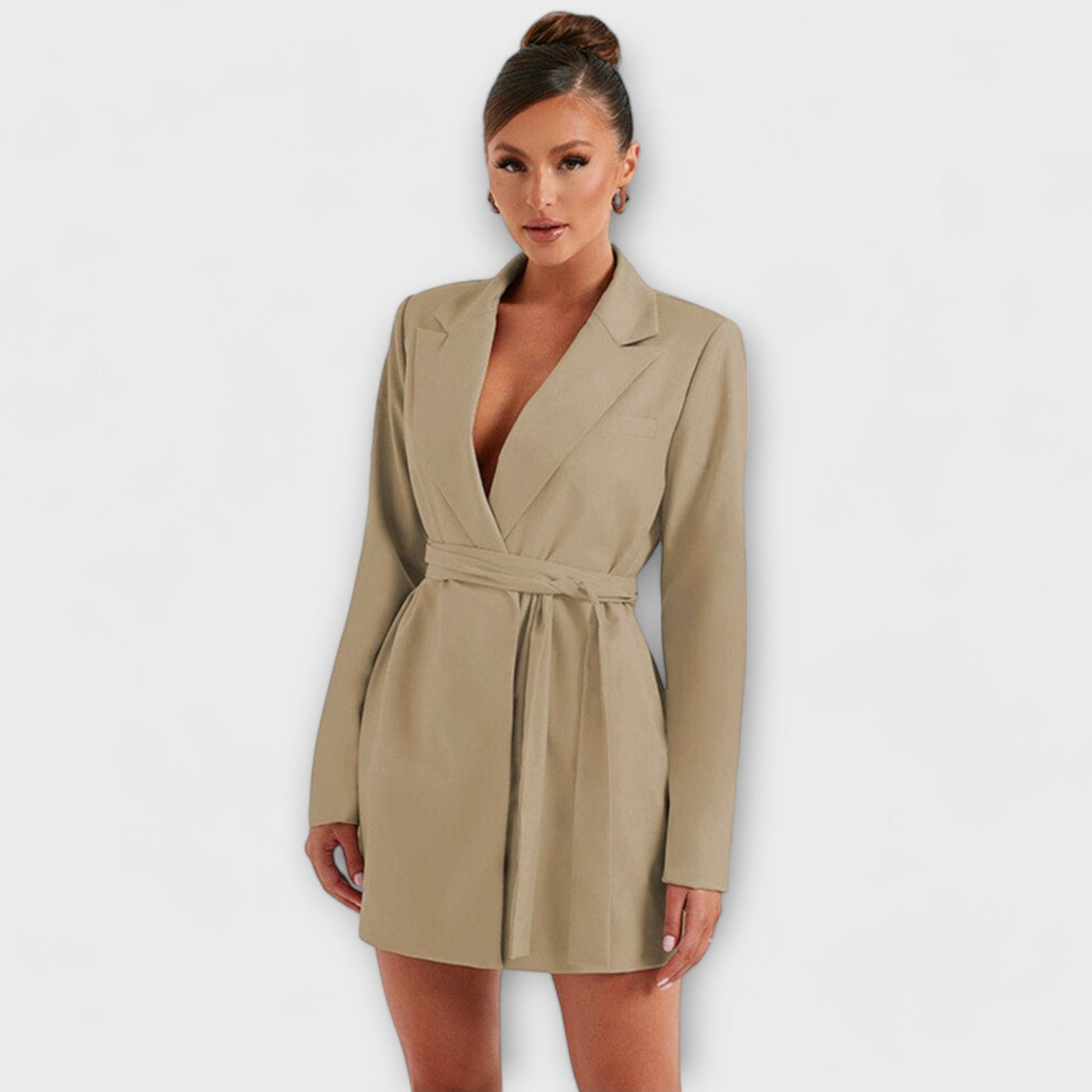 ZUZANA | V-Neck Blazer Coat