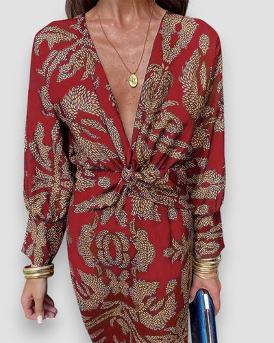 CELINE | SEXY V-NECK DRESS