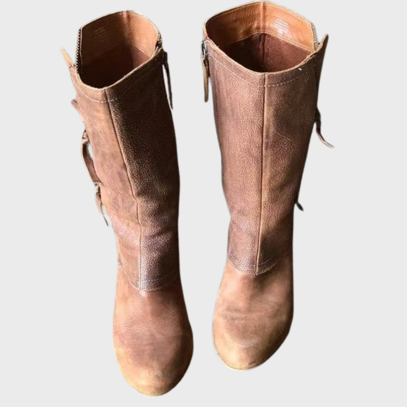 ZUZANA | Dámské zimní kovbojské boty s teplou podšívkou a podpatkem