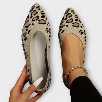 ZUZANA | Špičaté flats s leopardím vzorem
