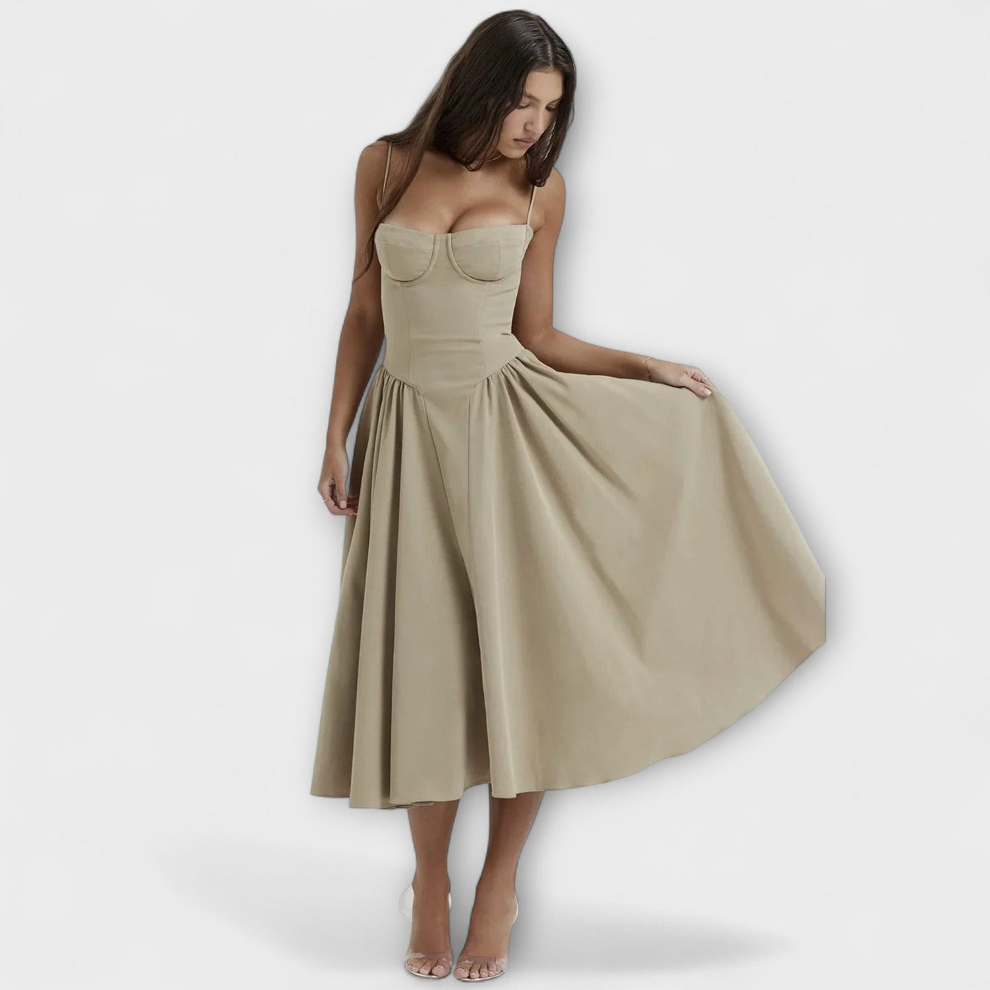 ZUZANA | Elegantní Korzetové Šaty Bez Ramínek