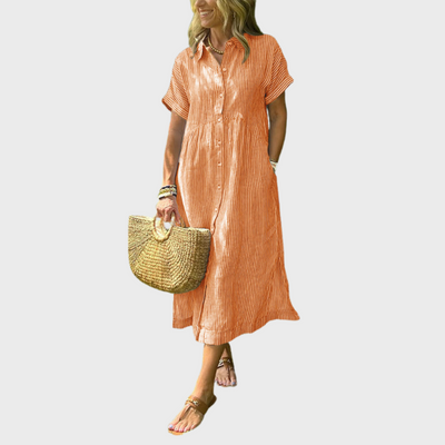 ZUZANA | Ležérní košilové šaty