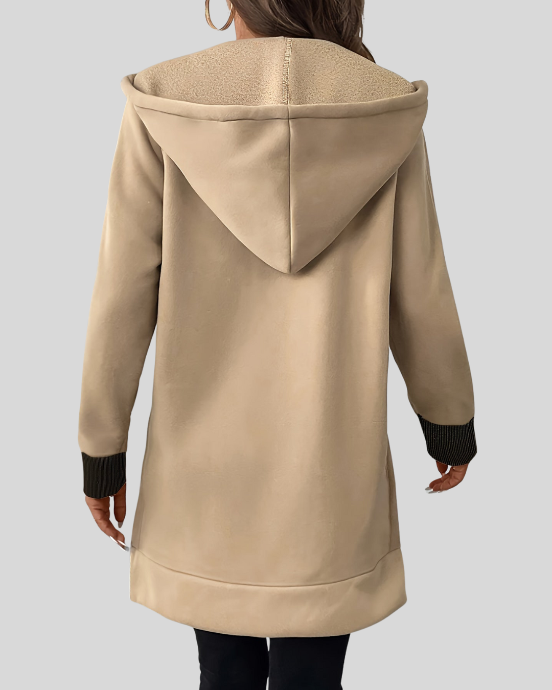 ZUZANA | Elegantní dlouhý hoodie