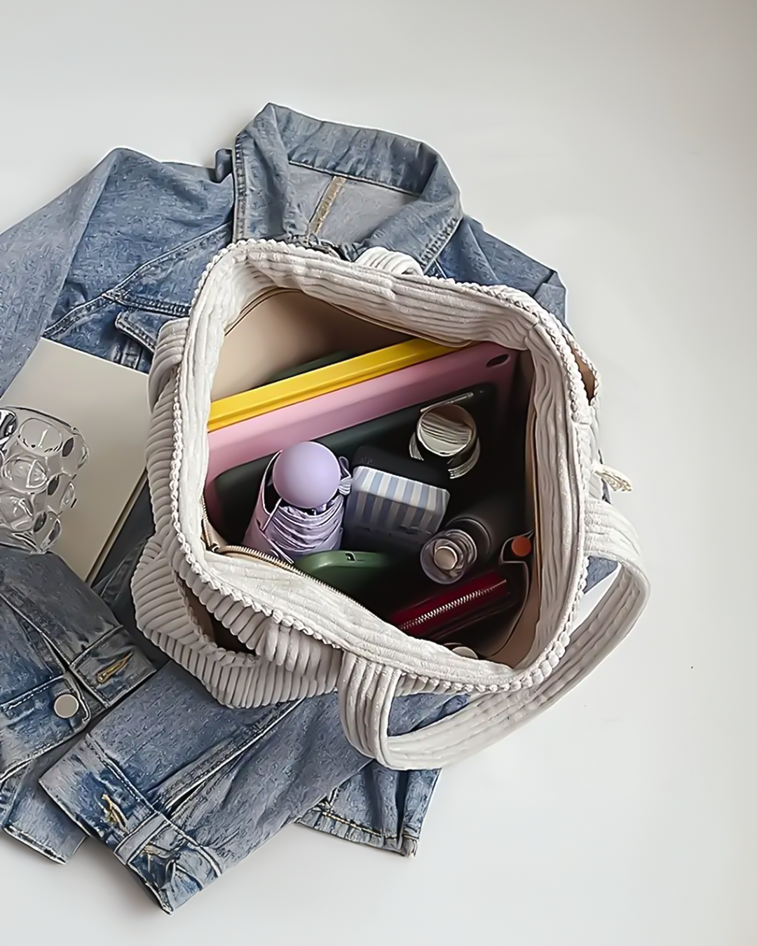 LUNA | Hřebenová taška na přenášení s dvěma bočními kapsami