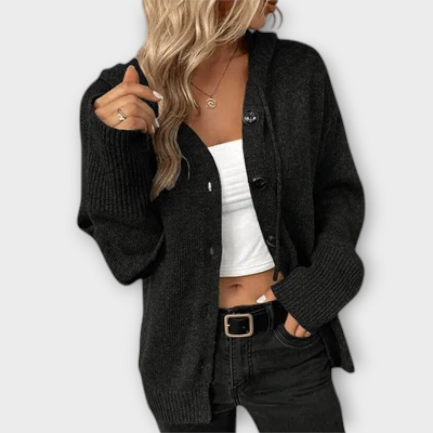 ZUZANA | Pletený cardigan s knoflíky