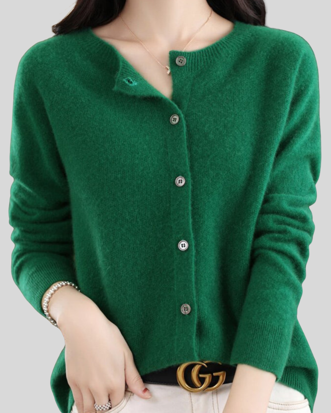 ZUZANA | Reine Merinoull Dámský O-Uringad Pletený Svetr