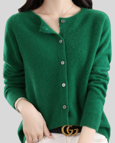 ZUZANA | Reine Merinoull Dámský O-Uringad Pletený Svetr