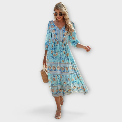 ZUZANA | Elegantní šaty s květinovým vzorem