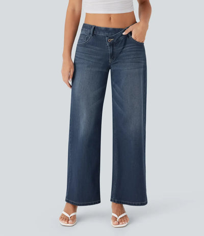 ZUZANA | Ležérní dámské wide-leg džíny ve více barvách