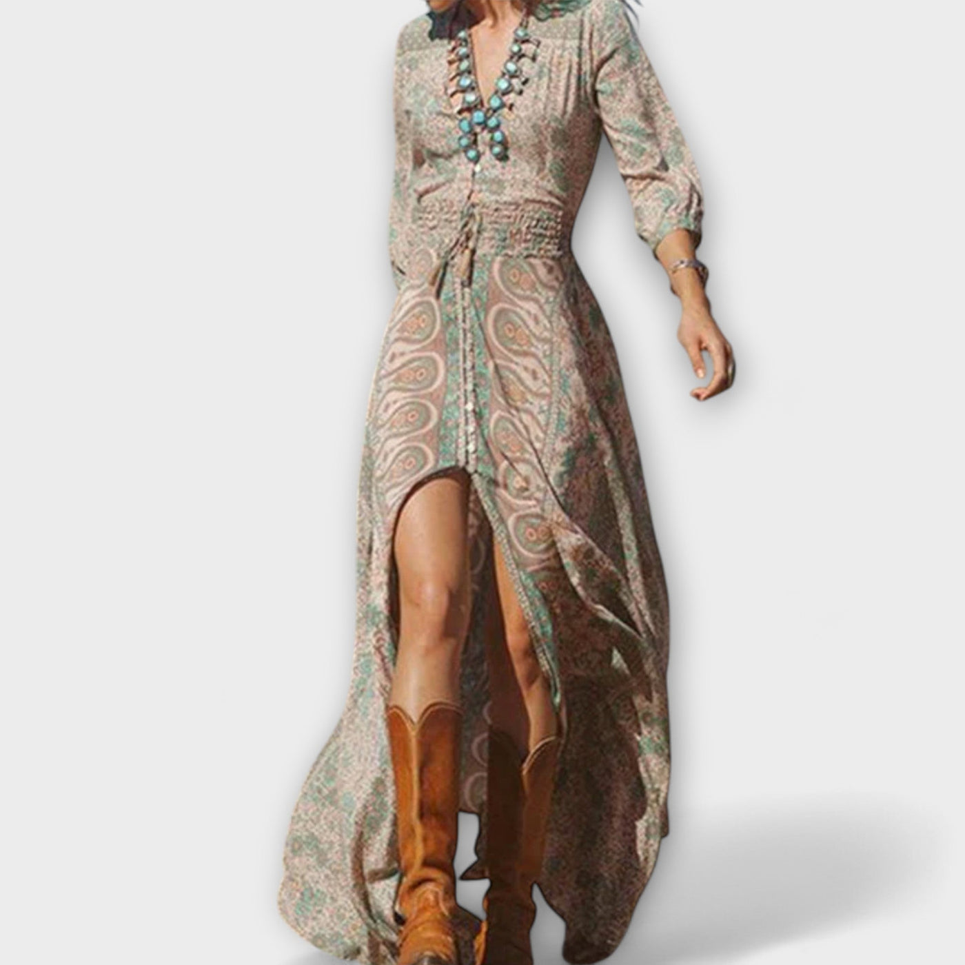 ZUZANA | Bohemian Maxi Šaty pro Relaxaci