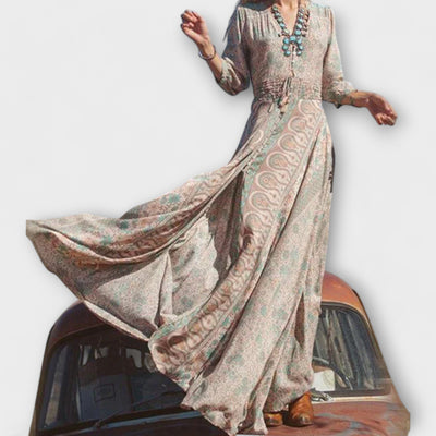 ZUZANA | Bohemian Maxi Šaty pro Relaxaci