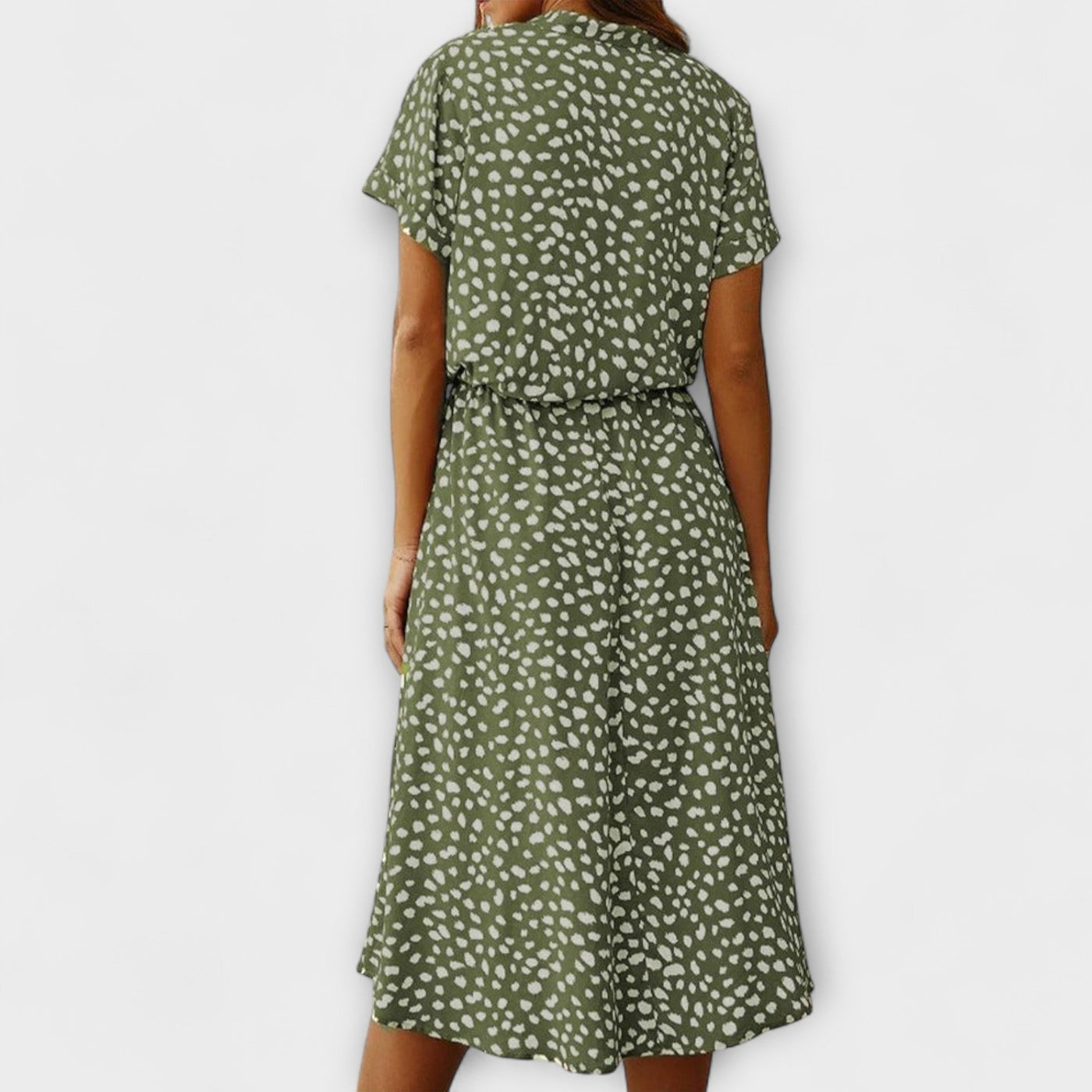 ZUZANA | Elegantní Midi Šaty s Stylovým Střihom