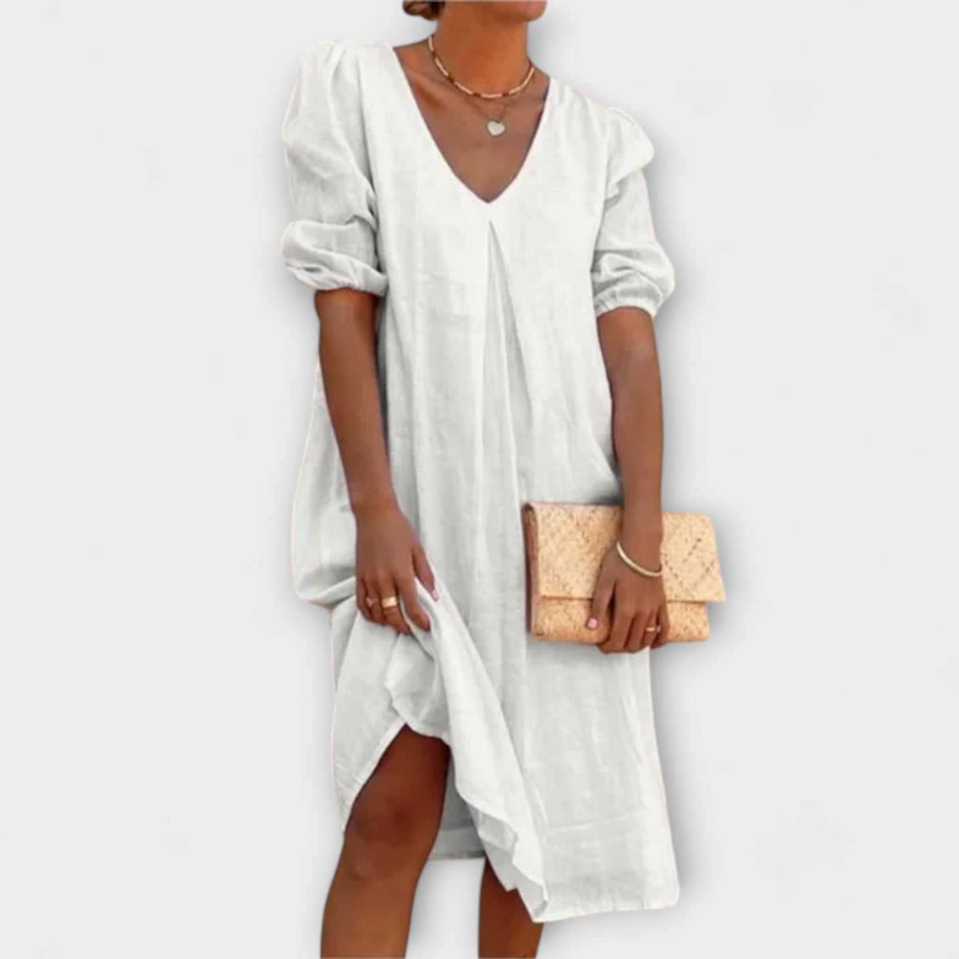 ZUZANA | Elegantní letní šaty s háčkovanými detaily a ženskou A-linií