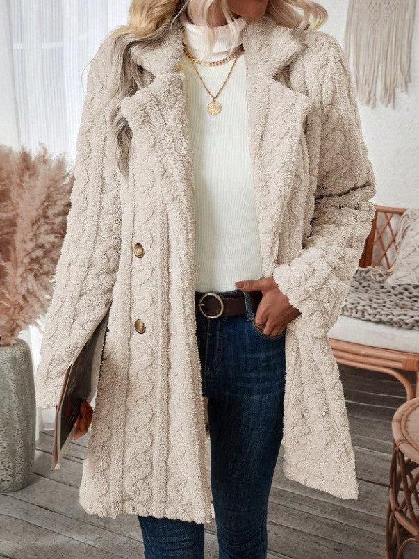 Grace | Luxe Cable-Knit Cardigan Coat