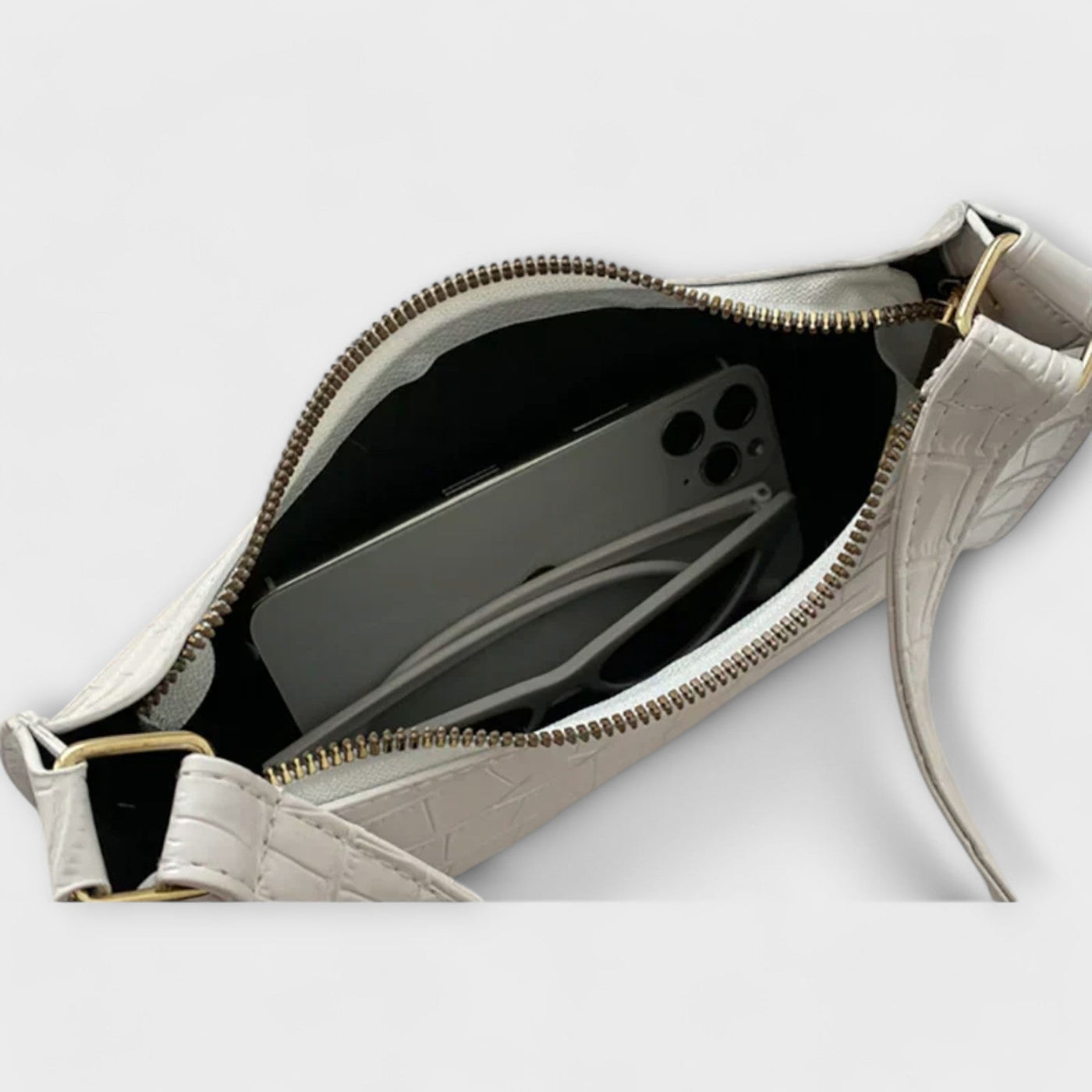 AUVIENNE | Lesklá Kožená Taška