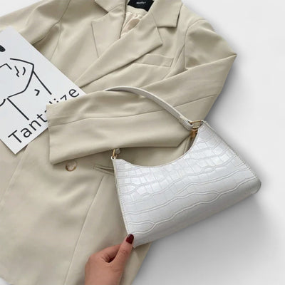 AUVIENNE | Lesklá Kožená Taška