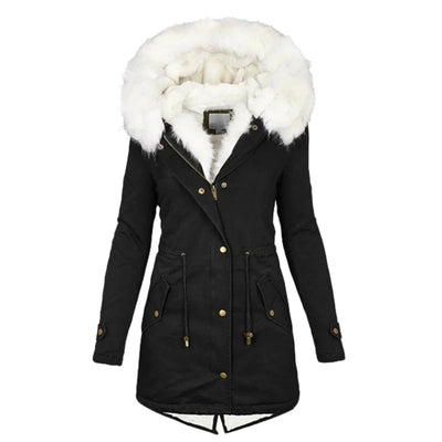 Harriett™ | Faux Fur Hooded Jacket