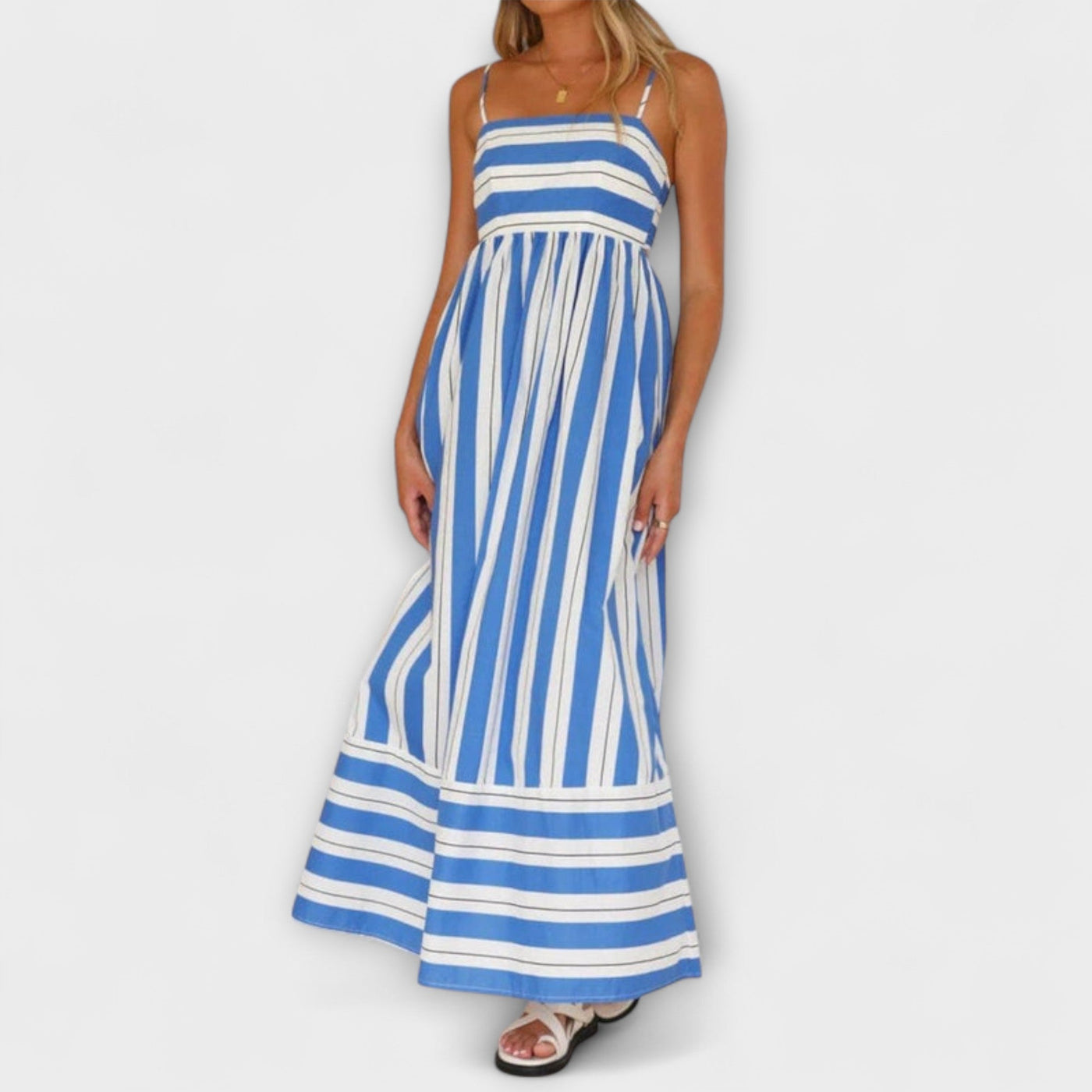 ZUZANA | Maxi šaty v květinovém vzoru